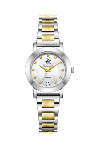 Montre à quartz en métal - Argenté