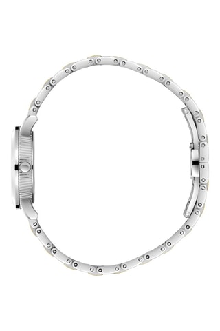 Montre à quartz en métal - Argenté