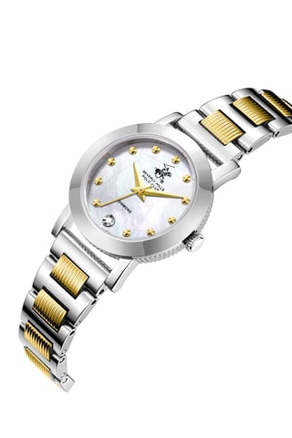 Montre à quartz en métal - Argenté