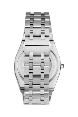 Reloj de cuarzo de metal y cerámica