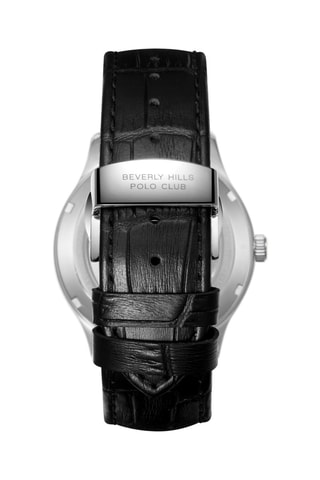 Reloj automático chapado en ion de oro amarillo y chapado en ion de plata 