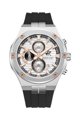 Reloj de cuarzo de silicona y cerámica