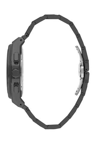 Reloj de cuarzo de metal y cerámica