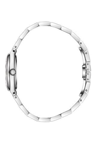 Reloj de metal, cerámica y diamante