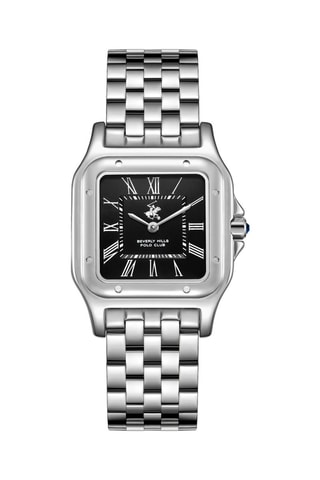 Reloj de cuarzo de metal y cerámica