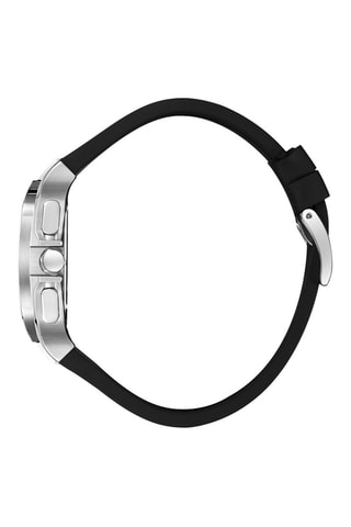 Reloj de piel - Cronógrafo - Azul y plateado