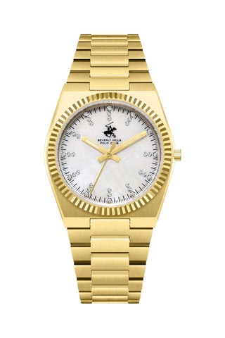 Reloj de cuarzo de metal - Dorado