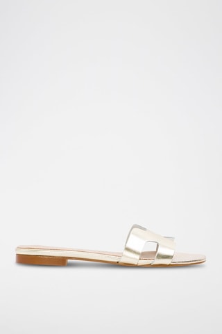 Ciabatte in pelle - Dorato