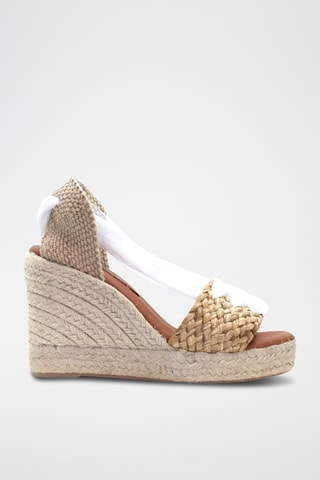 Sandali con zeppa - Bianco