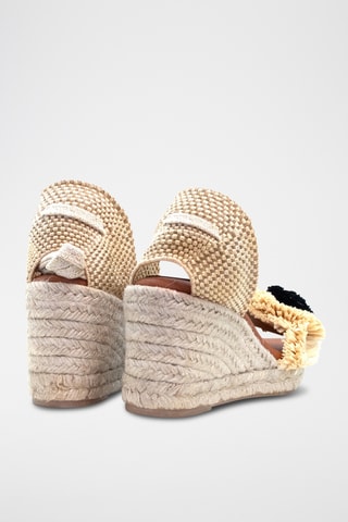 Sandali con zeppa - Beige