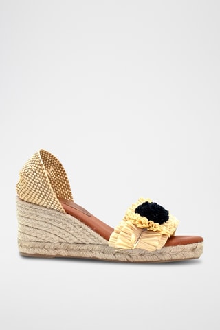 Sandali con zeppa - Beige