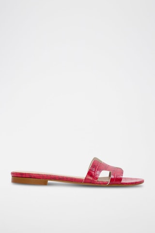 Ciabatte in pelle - Rosso