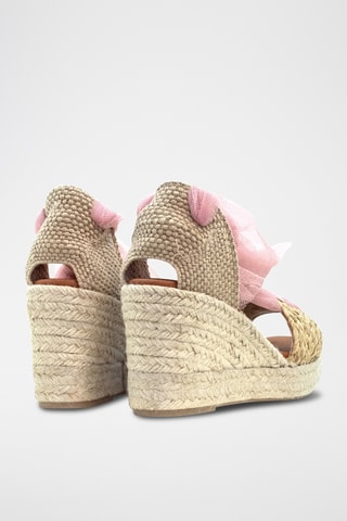 Sandali con zeppa - Rosa