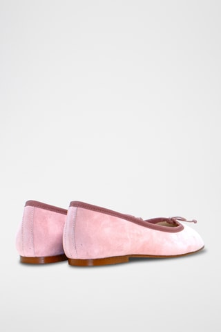 Nubuck Ballerina's - Beige