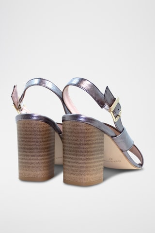 Sandali con tacco - Grigio