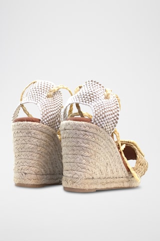 Sandali con zeppa - Beige