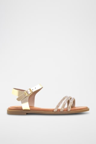 Sandali in pelle - Argentato