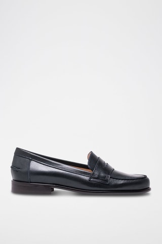 Mocassini in pelle - Blu