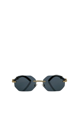 Zonnebril Uniseks - Goudkleurig en grijs