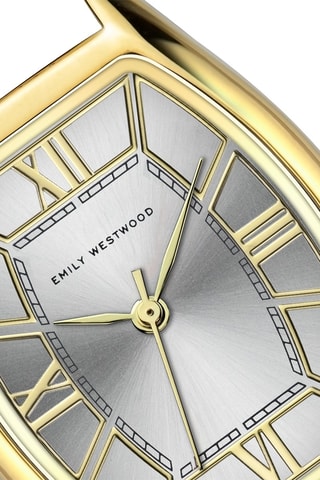 Roestvrijstalen Quartz Horloge - Zilverkleurig en Goudkleurig- Emily Westwood