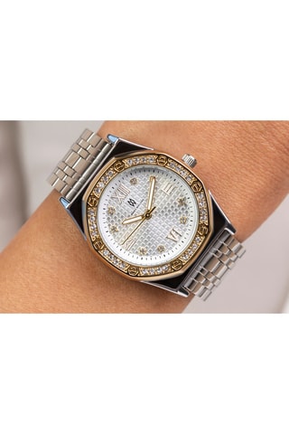 Stalen Quartz Horloge - Zilverkleurig