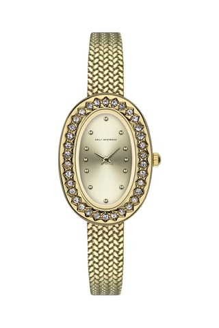 Stalen Quartz Horloge - Goudkleurig - Emily Westwood