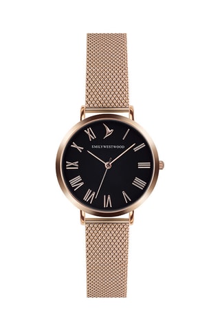 Horloge Nostalgy - Roestvrij Staal Roségoud - 33 mm