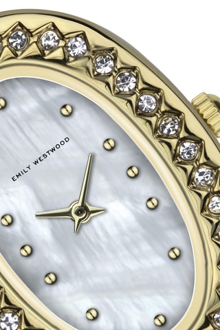 Stalen Quartz Horloge - Goudkleurig