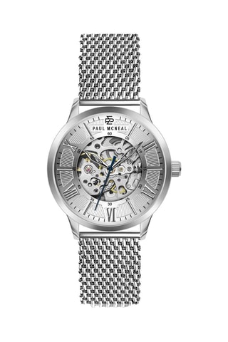 Stalen Automatische Horloge - Zilverkleurig