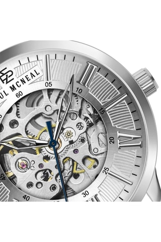 Stalen Automatische Horloge - Zilverkleurig