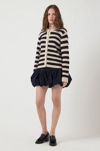 Cárdigan de algodón orgánico - Negro - Yas