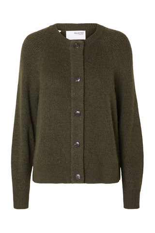 Cárdigan de lana - Caqui - Selected Women