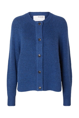 Cárdigan de lana - Azul cobalto - Selected Women