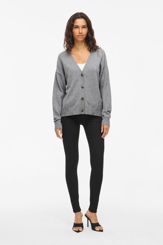 Cárdigan - Gris jaspeado - Vila