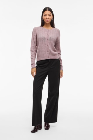 Cárdigan de lana y alpaca - Violeta - Vila