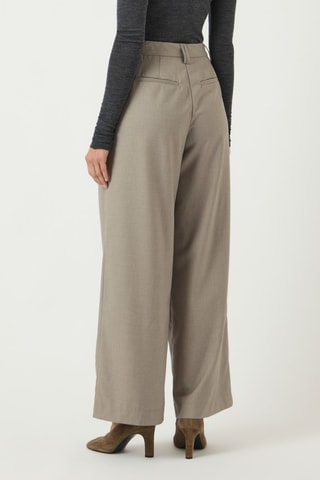Pantalón de tiro alto - Beige - Yas