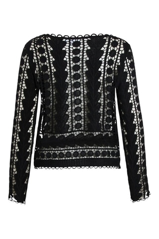 Top de encaje - Negro - Vila