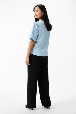 Top de algodón orgánico - Azul claro - Yas