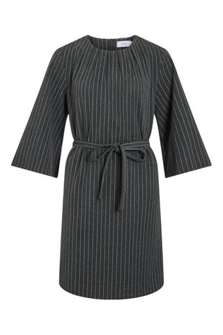 Vestido recto - Gris oscuro jaspeado - Vila