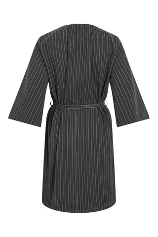 Vestido recto - Gris oscuro jaspeado - Vila