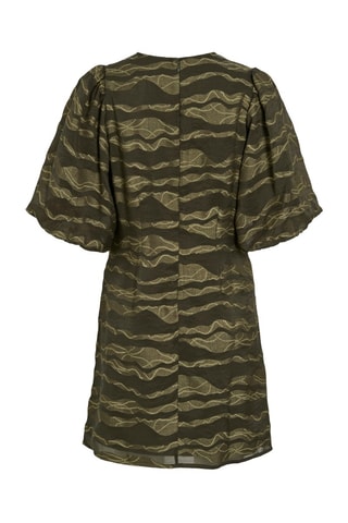 Vestido recto - Verde oscuro - Vila