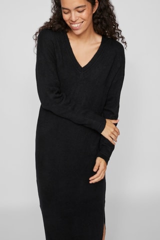 Vestido jersey - Negro - Vila