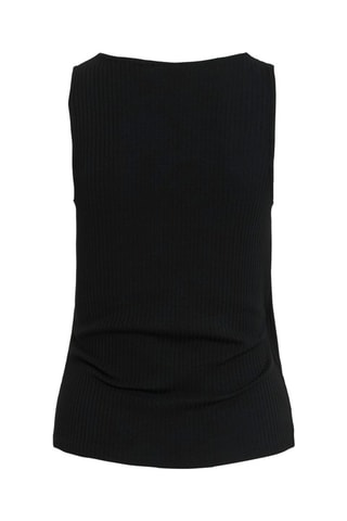 Chaleco de algodón orgánico - Negro - Vila