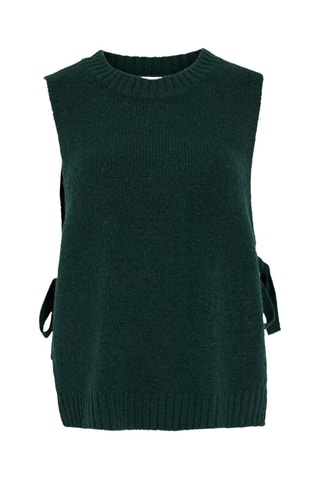 Chaleco regular fit - Verde oscuro - Vila