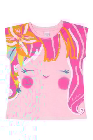 T-shirt Seashell - Roze