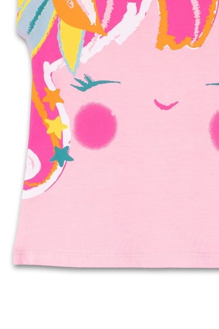 T-shirt Seashell - Roze