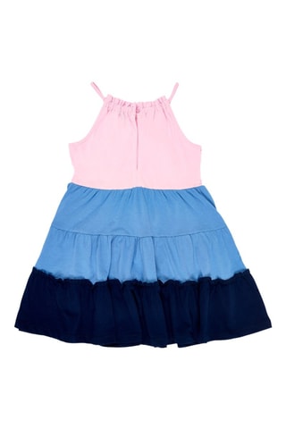 Jurk Carnet de Voyage - Blauw en roze