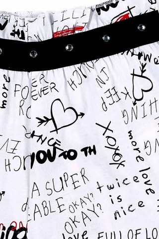 Short Ultimate City Chic - Wit en zwart