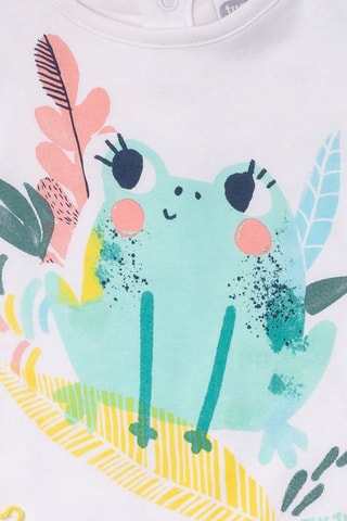 T-shirt en Legging Treasure Island - Wit en blauw