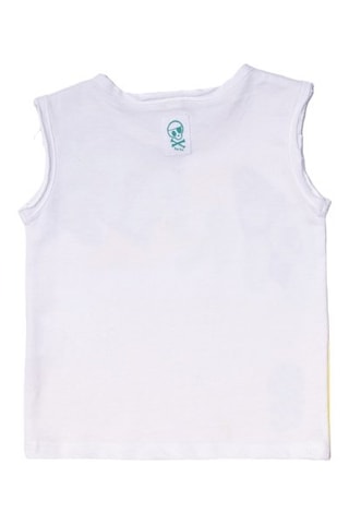 Hemd Treasure Island - Wit en geel